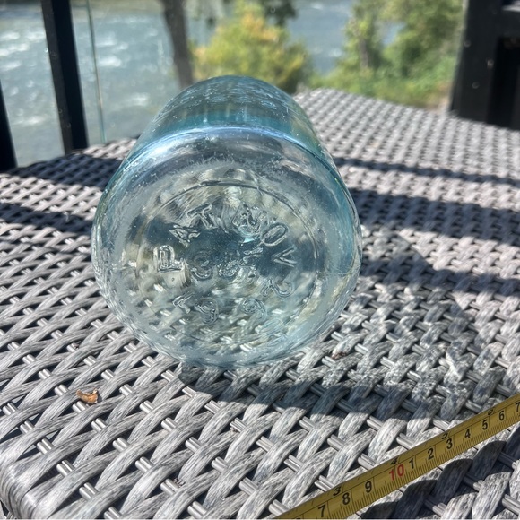 Mason's Patent Nov 30th 1858‎ Vintage Large Canning Storage Jar with Lid 1/2 Gal - Picture 3 of 8